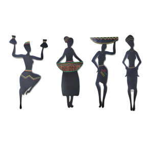 African Wall Art Set for Home Décor