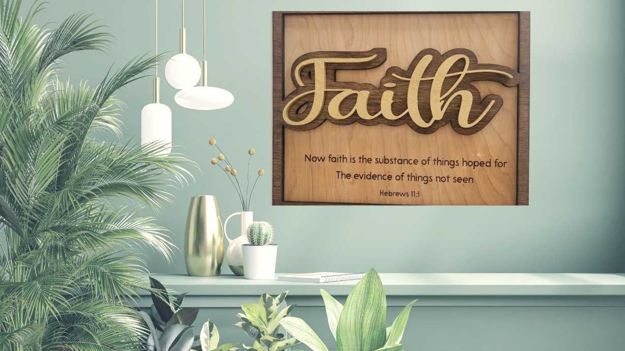 Bible Verse Home Decor - Faith - Image 3