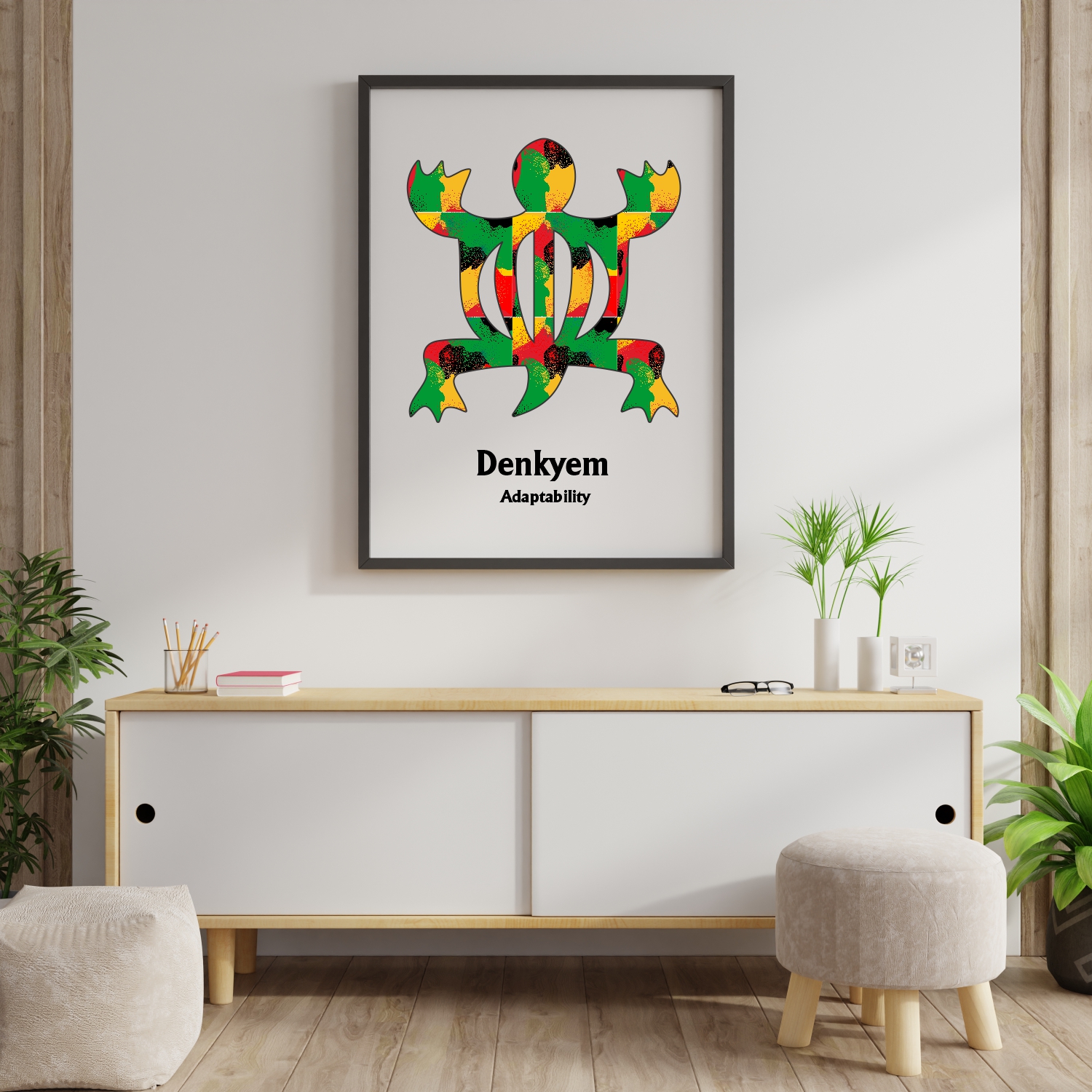 African Wall Art | Adinkra Wall Art | Adaptability - Image 2
