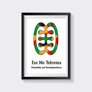 African Wall Art | Adinkra Wall Art | Friendship