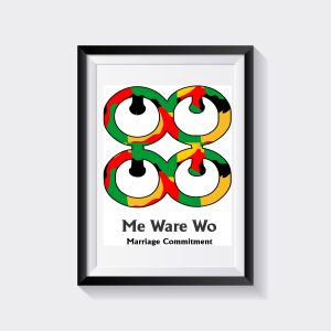African Wall Art | Adinkra Wall Art | Commitment