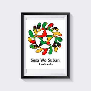 African Wall Art | Adinkra Wall Art | Transformation
