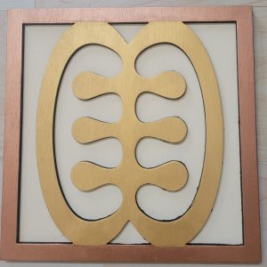 Adinkra Wall Art - Ese Ne Tekrema